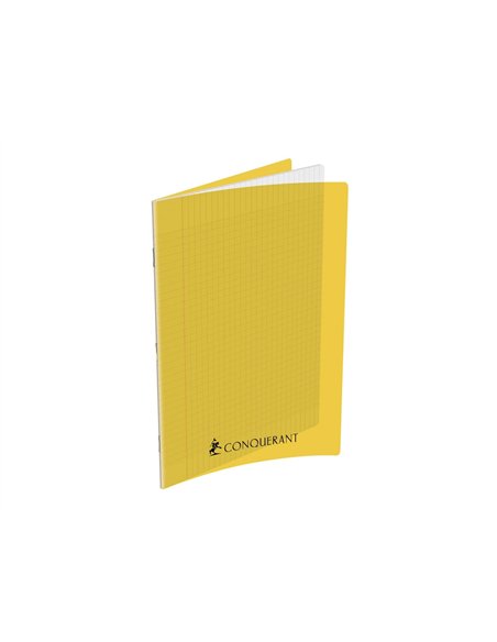 Cahier conquerant poplypropylene indechirable et lavable papier velin extra 24x32 cm 192 pages seyes.