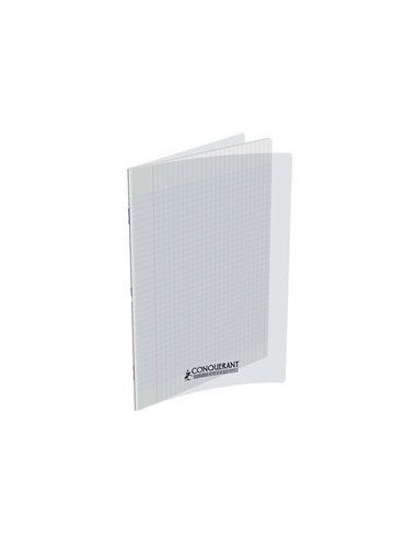 Cahier conquerant poplypropylene indechirable et lavable papier velin extra 24x32 cm 48 pages seyes.