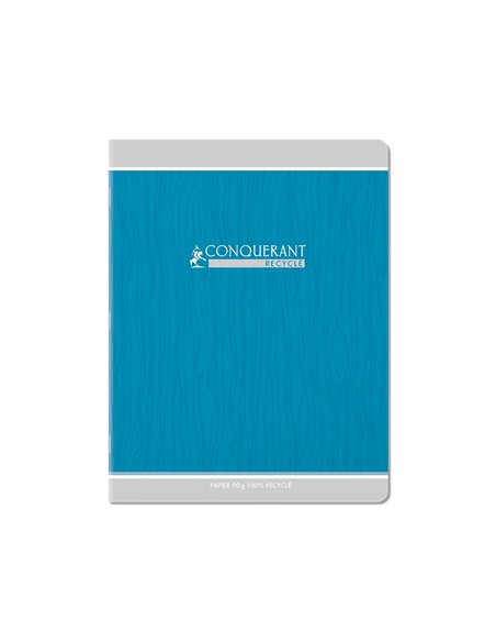 Cahier conquerant classique agrafe 170x220 48 pages 90g seyes recycle.