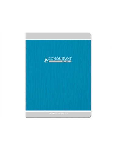 Cahier conquerant classique agrafe 170x220 96 pages 90g seyes recycle.