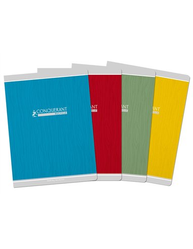 Cahier conquerant classique agrafe 240x320 48 pages 90g seyes recycle.