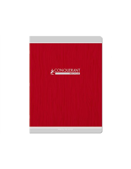 Cahier conquerant classique agrafe 240x320 48 pages 90g seyes recycle.
