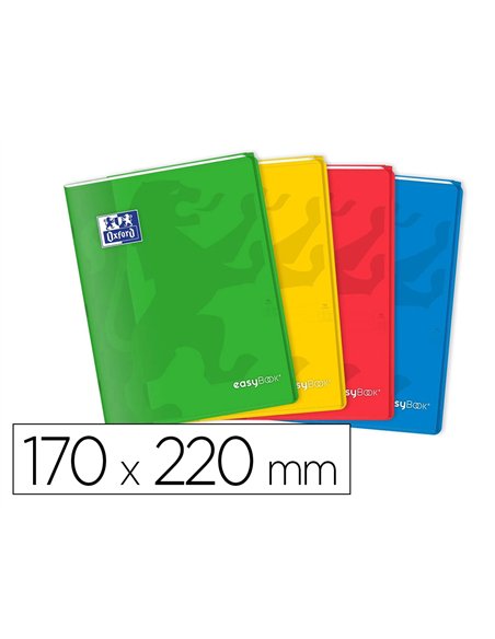 Cahier hamelin easybook oceanis agrafe 170x220 96 pages optik paper seyes assorti.