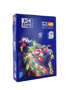 Papier d'impression Oxford Optikpaper HD, 500 feuilles, format A4, 80 g/m², compatible laser et jet d'encre, haute qualité d'imp