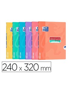 Cahier hamelin openflex pastel agrafe 240x320 96 pages optik paper seyes.