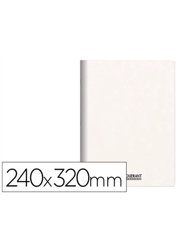 Cahier conquerant personnalisable agrafe 240x320mm 96 pages reglure unie 90g couverture carte brut.