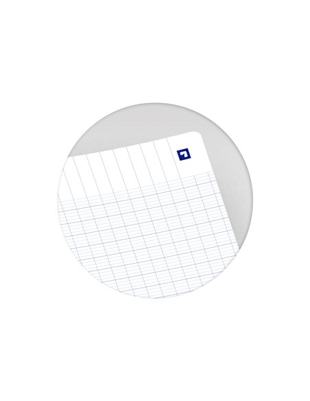 Cahier oxford smart spirale 4 trous 230x297mm 160 pages optik paper seyes coloris intense assortis lot 20.