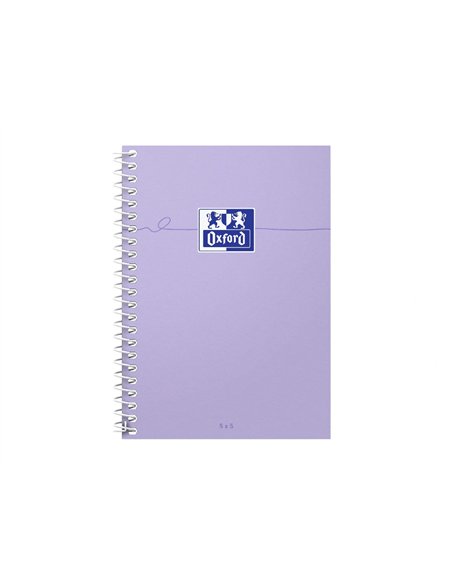 Notebook oxford etudiant integrale 4 trous 230x297mm 160 pages optik paper seyes col pastel ass lot de 20 blocs.