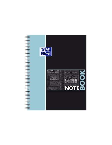 Notebook oxford etudiant integrale 4 trous 230x297mm 160 pages optik paper 5x5 col pastel ass lot de 20 blocs.