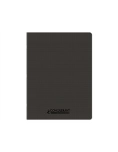 Cahier conquerant poplypropylene indechirable et lavable papier velin extra 24x32 cm 96 pages seyes.