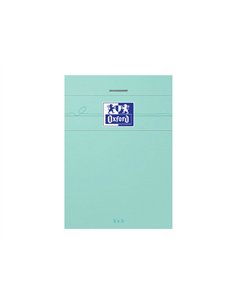 Bloc oxford smart agrafe 74x105mm 160 pages optik paper 5x5. 2