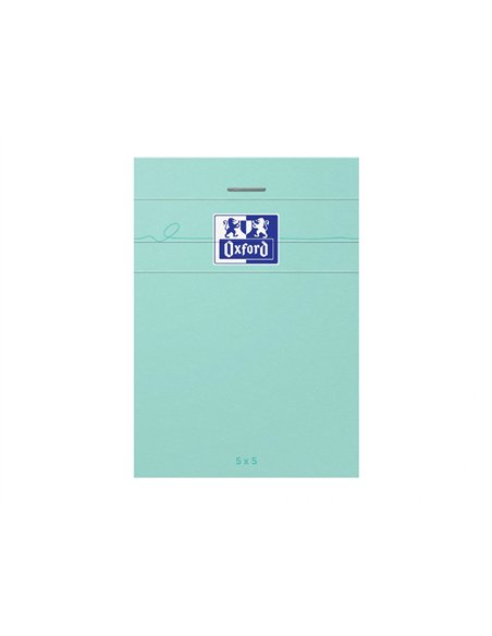 Bloc oxford smart agrafe 74x105mm 160 pages optik paper 5x5.