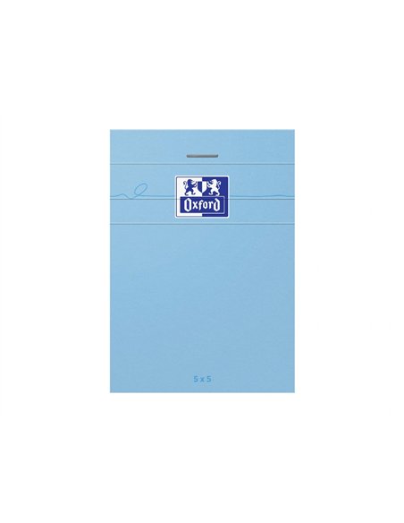 Bloc oxford smart agrafe 74x105mm 160 pages optik paper 5x5.