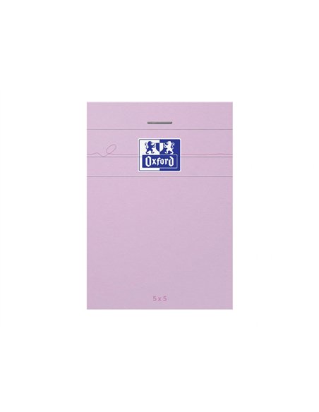 Bloc oxford smart agrafe 74x105mm 160 pages optik paper 5x5.