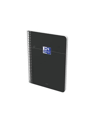 Cahier oxford smart spirale 4 trous 230x297mm 160 pages optik paper 5x5 coloris pastel assortis lot 20 unites.