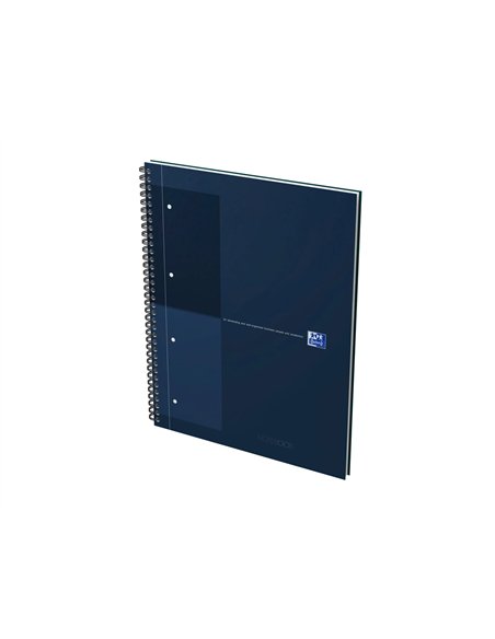 Notebook oxford international reliure integrale 222x295mm 160 pages optik paper perforees 4 trous reglure lign.
