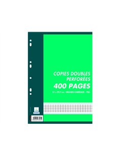 Copies doubles cambridge perforees a4 400 pages 70 g seyes.