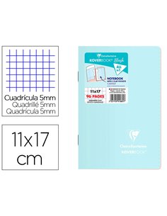 Cahier pique clairefontaine koverbook blush polypropylene opaque format a2 dim. 11x17cm 96 page.