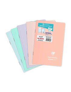 Cahier pique clairefontaine koverbook blush polypropylene opaque format a2 dim. 11x17cm 96 page. 2