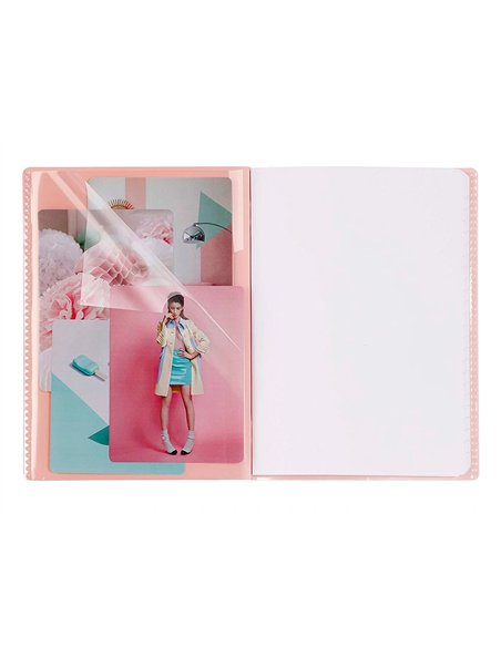 Cahier pique clairefontaine koverbook blush polypropylene opaque format a2 dim. 11x17cm 96 page.