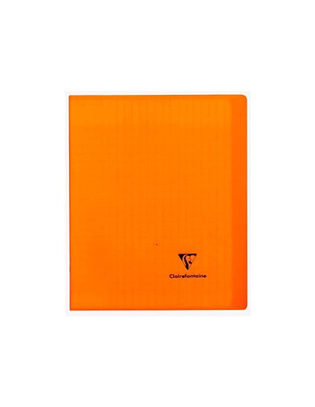Cahier piqué clairefontaine koverbook couverture protectrice pp transparent 2 rabats a5+ 17x22cm 96 pages 90g séyès.