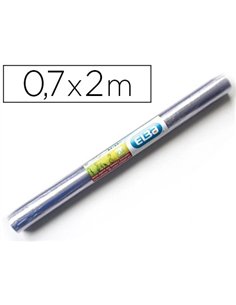 Couvre-livres elba pvc 8/100e sans phtalates rouleau 0.7x2m incolore.