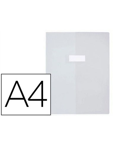 Protège-cahier elba strong line pvc cristal 15/100e coins renforcés 30/100e a4 210x297mm incolore.