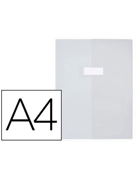 Protège-cahier elba strong line pvc cristal 15/100e coins renforcés 30/100e a4 210x297mm incolore.