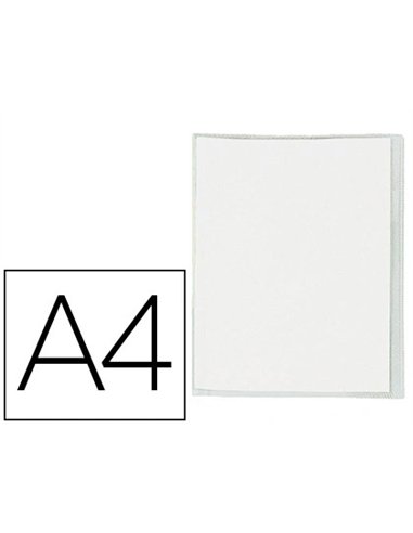 Protège-cahier elba standard pvc cristal 20/100e rabat a4 210x297mm incolore.