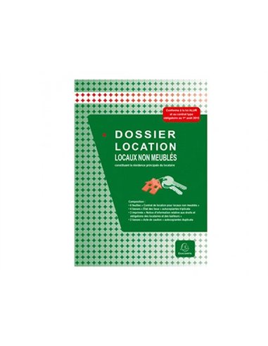 Contrat location locaux exacompta vacants non meublés dossier complet.