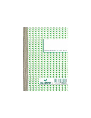 Manifold autocopiant exacompta a6 105x148mm quadrillé 5x5 foliotage 50 duplis.