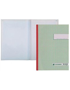Manifold autocopiant exacompta a4 210x297mm quadrillé 5x5 foliotage 50 triplis.