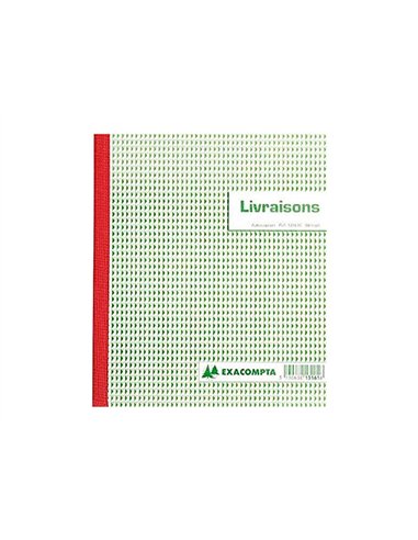 Manifold autocopiant exacompta livraisons 180x210mm foliotage 50 triplis.