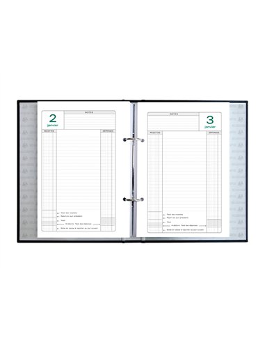 Recharge classeur exacompta caisse perpétuel 160x240mm.