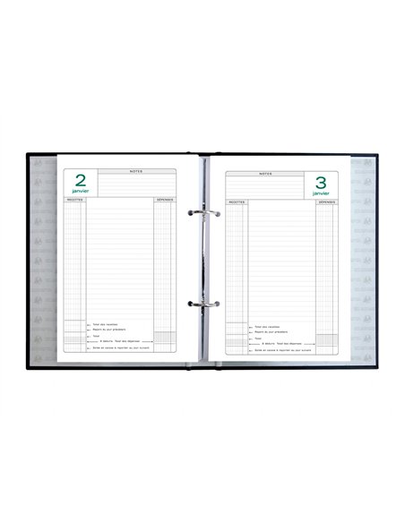 Recharge classeur exacompta caisse perpétuel 160x240mm.