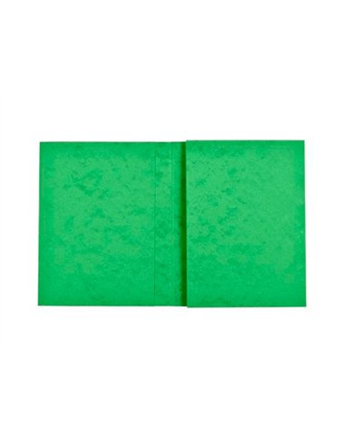 Protege-cahier exacompta carte lustree 225gr 17x22cm coloris vert lot 10 unites.