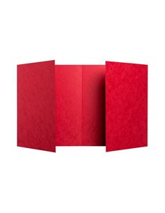 Protege-cahier exacompta carte lustree 225gr 17x22cm coloris rouge lot 10 unites. 2