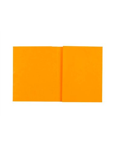 Protege-cahier exacompta carte lustree 225gr 17x22cm coloris jaune lot 10 unites.