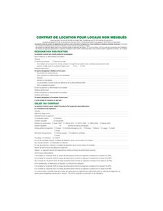 Kit exacompta location locaux non meublés dossier 2 feuillets contrat location 2 feuillets état des lieux entrée sortie. 2