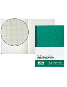 Manifold exacompta piqué a4 210x297mm 5x5mm folioté vertical 80 pages.