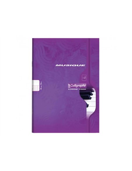 Cahier musique conquerant 21x29,7cm 48p seyes/portee.