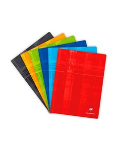 Cahier piqué clairefontaine a+ 24x32cm 48 pages 90g quadrillage 5mm coloris assortis. 2