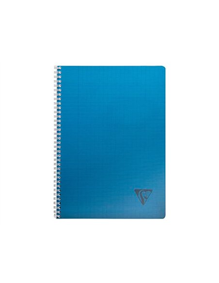 Cahier clairefontaine linicolor intensive reliure intégrale a4 21x29,7cm 100 pages 90g réglure 5x5mm coloris assortis.