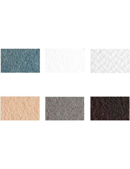 Bloc dessin painton clairefontaine a5 250gr 14,8x21cm 24f assortis.