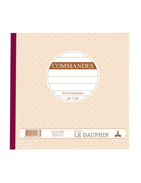 Manifold autocopiant exacompta commandes 3 exemplaires 210x210mm 50 triplis.