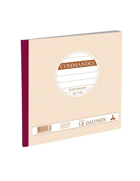 Manifold autocopiant exacompta commandes 3 exemplaires 210x210mm 50 triplis.