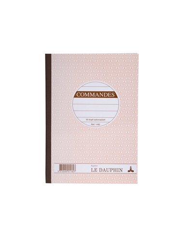 Manifold autocopiant exacompta commandes 2 exemplaires 210x148mm 50 duplis.