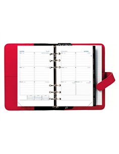 Calendrier quo vadis 16 mois 1 semaine/2 pages 21x15cm timer 21 recharge. 2