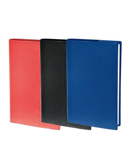Agenda quo vadis plain impala poche indexage mois 12 mois janvier décembre 1 mois 2 pages 105x155mm coloris assortis.