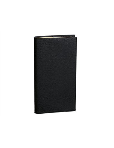 Agenda quo vadis italnote impala décembre/décembre 80x170mm 1 semaine 2 pages coloris noir.